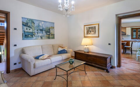 Villa Banci 8: Meubles, Design Intérieur, Canapé, Sol, Sol, Salon, Plafond, Pièce, Table, Cadre
