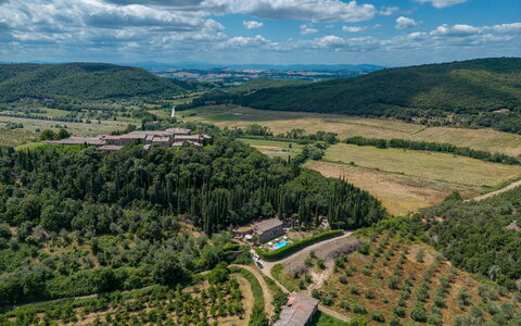 Podere Montioni 6+2: Environnement Naturel, Paysage, Végétation, Vue Du Ciel, Paysage Naturel, Montagnes, Zone Rurale, Photographie Aérienne, Lot Terre, Station De Montagne