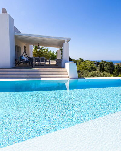 Villa Calypso 8: Bleu, Piscine, Composite, Recours, Ombre, Eco Hôtel, Villa, Tuile, Tropiques, Hôtel