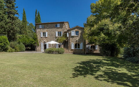 Casale le Querce di Cetona 8: Arbre, Herbe, Arbuste, Paysage, Biens, Domicile, Chalet, Ferme, Pelouse, Manoir
