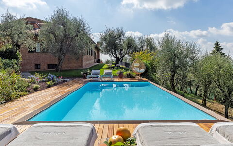 Villa Adisa 8: Bleu, Piscine, Composite, Recours, Mobilier De Jardin, Biens, Hacienda, Balancelle, Eco Hôtel, Villa