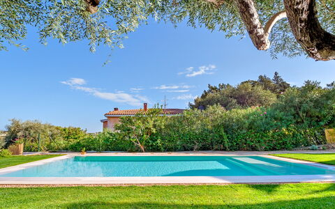 Villa la Marina 5+1: Bleu, Piscine, Jardin, Recours, Biens, Arrière-Cour, Ferme, Eco Hôtel, Aménagement Paysager, Hacienda
