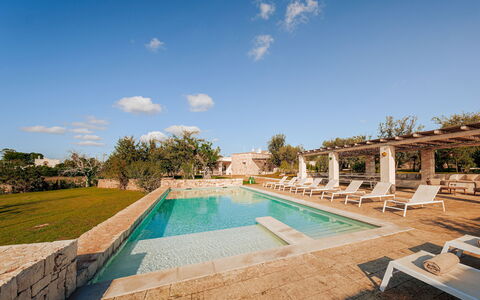 Opuntia Trulli e Lamie 10: Architecture, Paysage, Biens, Piscine, Jardin, Aménagement Paysager, Hacienda, Villa, Ferme, Manoir