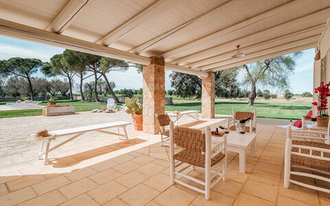 Masseria Samali 14+4: Jardin, Ombre, Biens, Recours, Mobilier De Jardin, Aménagement Paysager, Pelouse, Hacienda, Arrière-Cour, Structure En Plein Air