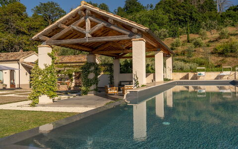 Villa Dianella 8+2: Piscine, Recours, Structure En Plein Air, Ombre, Biens, Eco Hôtel, Aménagement Paysager, Caractéristique De L'Eau, Villa, Pergola
