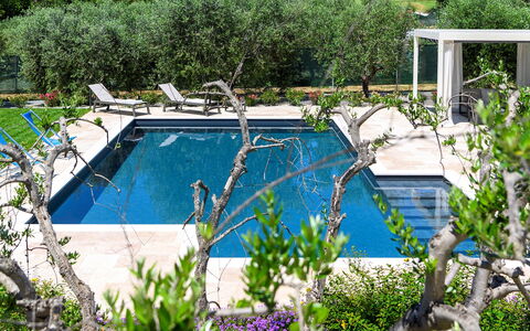 Villino le Moie 4+2: Piscine, Jardin, Ombre, Recours, Loisir, Caractéristique De L'Eau, Aménagement Paysager, Mobilier De Jardin, Arrière-Cour, Eco Hôtel