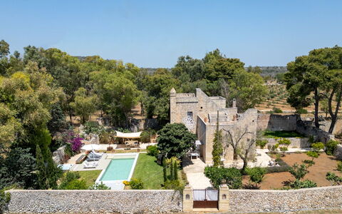 Masseria Muto 6: Jardin, Biens, Aménagement Paysager, Hacienda, Manoir, Villa, Cour, Cour, Maison Historique, Arrière-Cour