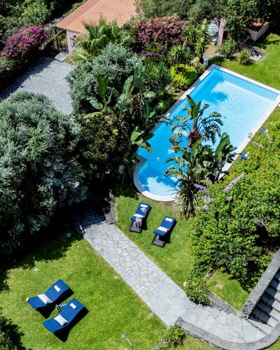 Villa Bambù 9+2: Bleu, Piscine, Recours, Arbuste, Jardin, Loisir, Eco Hôtel, Aménagement Paysager, Hacienda, Arrière-Cour
