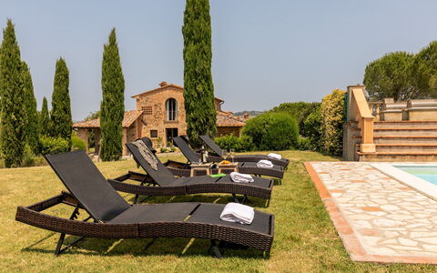 Casale Fienile 8: Paysage, Mobilier De Jardin, Hacienda, Cour, Haie, Villa