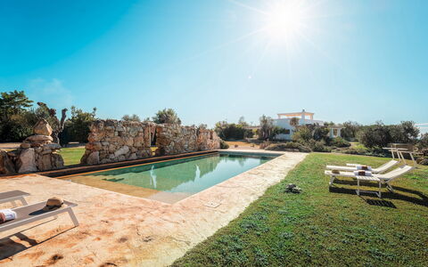 Kyvos 10: Bleu, Biens, Piscine, Villa