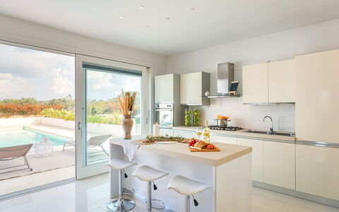 Dimora Solaris 6: Meubles, Cuisine, Design Intérieur, Comptoir, Sol, Appareil De Cuisine, Cabinetry, Plafond, Sol, Domicile