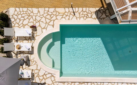 Villa dei Sospiri 4: Piscine, Bleu, Mobilier De Jardin, Recours, Composite, Eco Hôtel, Balancelle, Hôtel, Tuile, Thermes
