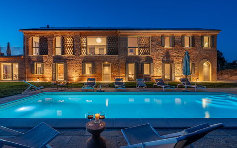 Cascina Buzio 12: Bleu, Piscine, Biens, Manoir, Villa, Conception, Ferme, Hôtel, Recours