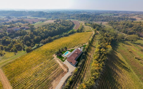 Cascina Buzio 12: Paysage, Champ, Plaine, Plantation, Vue Du Ciel, Agriculture, Zone Rurale, Lot Terre, Photographie Aérienne, Ferme