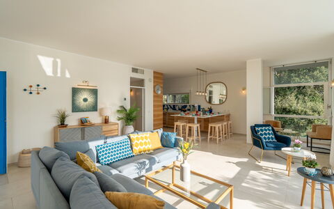Casa Chiara 6+2: Meubles, Design Intérieur, Sol, Canapé, Bois, Sol, Chaise, Table, Salon, Pièce