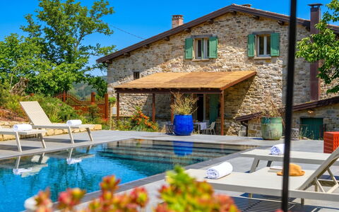 Dimora dei Sogni 7+1: Piscine, Recours, Mobilier De Jardin, Domicile, Eco Hôtel, Biens, Chalet, Jardin, Chaise, Villa