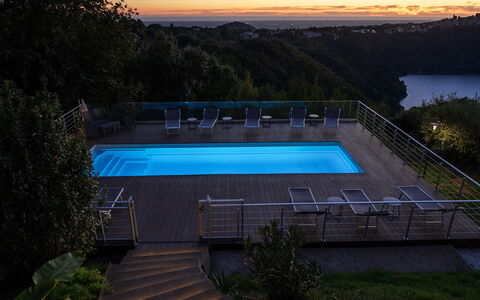 Villa Giulia 8: Bleu, Piscine, L'Eau, Loisir, Recours, Eco Hôtel, Mobilier De Jardin, Thermes, Ville Resort