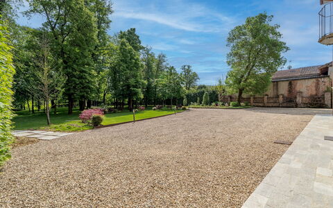 Tenuta Schiavon Barrero 12: Jardin, Allée, Passerelle, Ombre, Dalle, Aménagement Paysager, Biens, Parc, Cour