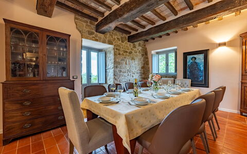 Tenuta Santa Cristina 10: Meubles, Design Intérieur, Mur, Sol, Table, Bois, Chaise, Salle À Manger, Table Cuisine Et Salle A Manger, Plafond