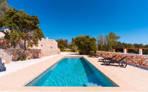 Masseria Grotta Antica 6+2: Bleu, Composite, Piscine, Tuile