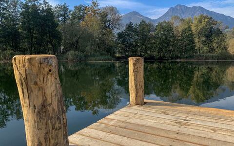 Casa Burli: L'Eau, La Nature, Bois, Paysage Naturel, Réflexion, Banque, Lac, Matin, Planche, Quai