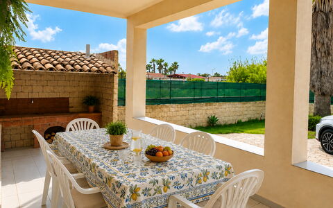 Villa Franca: Meubles, Chaise, Mobilier De Jardin, Ombre, Tableau De Plein Air, Table Cuisine Et Salle A Manger, Patio, Jardin, Arrière-Cour, Recours