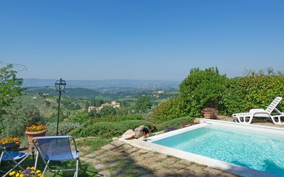 Torre Tavarnelle: Propriété, Piscine, Vacances, Immobilier, Maison, Villa, Loisir, Bâtiment, Ciel, Été