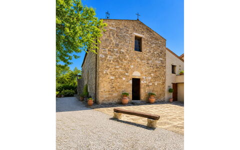 Pieve di Sant Ippolito: Jardin, Chalet, Ferme, Ombre, Aménagement Paysager, Biens, Cour, Arrière-Cour, Mur De Pierre, Hacienda