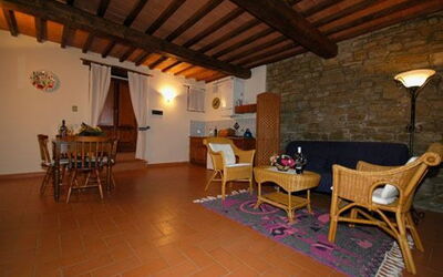 One of the two living/dining-rooms