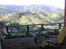 Panoramic view from the arcaded loggia