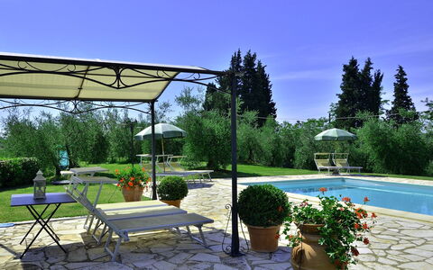 Villa Buonaparte: Propriété, Patio, Ombre, Immobilier, Arrière-Cour, Cour, Bâtiment, Aménagement Paysager, Maison, Jardin