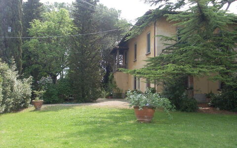 Ouside view of the Villa