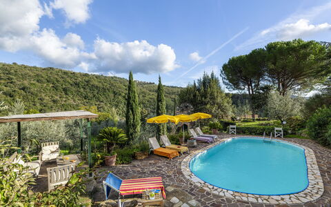Bigiolo a Melazzano: L'Eau, Nuage, Plante, Ciel, Propriété, Piscine, La Nature, Chaise, Arbre, Mobilier De Jardin