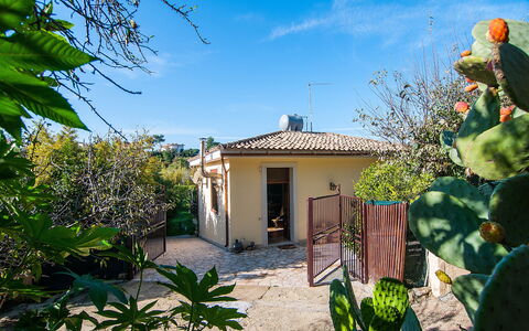 Vista Mare Noto: Propriété, Maison, Domicile, Immobilier, Chalet, Bâtiment, Botanique, Plante, Arbre, Biens
